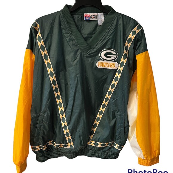 Green Bay Packers Unique Sports Generation Windbreaker Football NFL XL Vintage